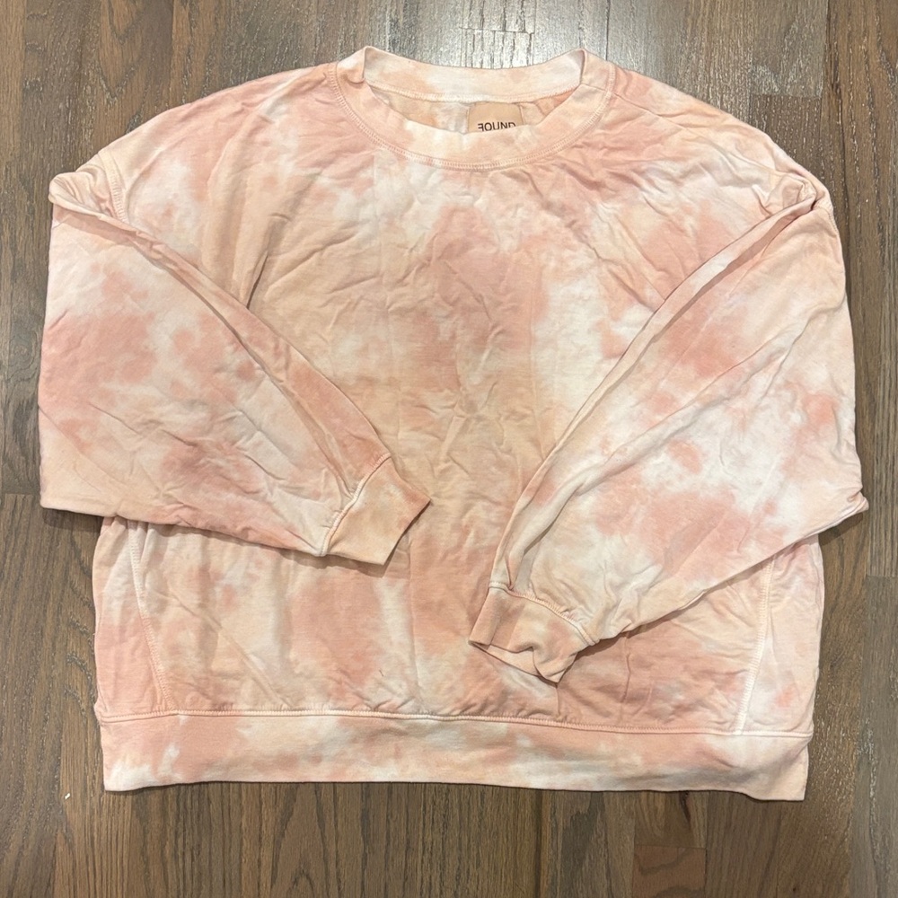 Peach Tie-Dye Sweatshirt